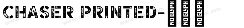 Chaser Printed字体转换